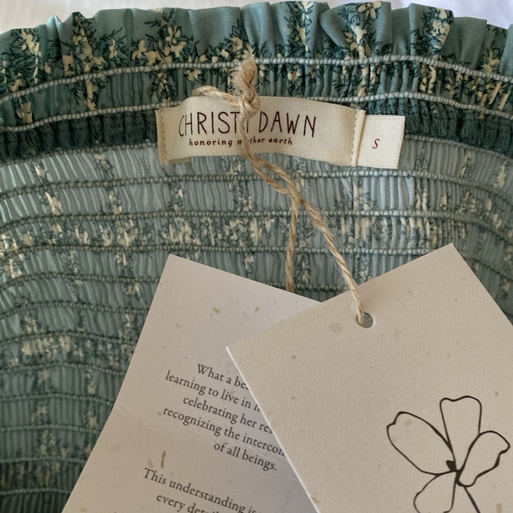 ⚡️SALE! Christy Dawn EMMA🎀Dress EUC! In Sage Trellis! Size Small! - Picture 12 of 15